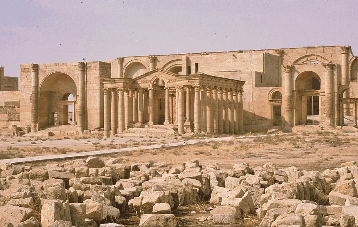 The great Temple of the Sun at Hatra